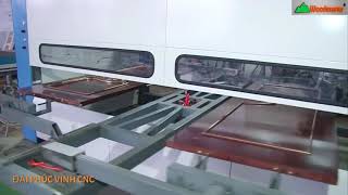 MÁY SƠN CÁNH CỬA CNC TỰ ĐỘNG LẬT MẶT WOODMASTER GIÁ TỐT NHẤT THỊ TRƯỜNG