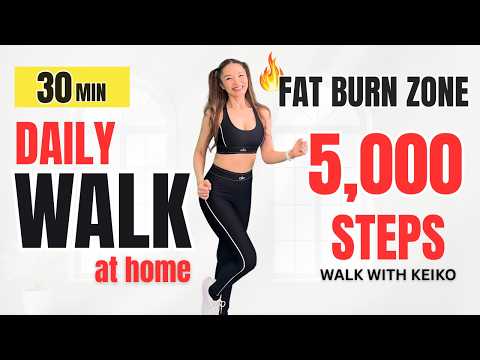 30 Mins Speed Walking Workout 5000 STEPS l FUN Fast Walk at Home