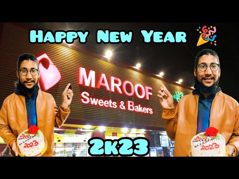 Happy New Year 2023 | Maroof sweets & bakers | Special Gajar Ka Halwa | @Adilkhalifah