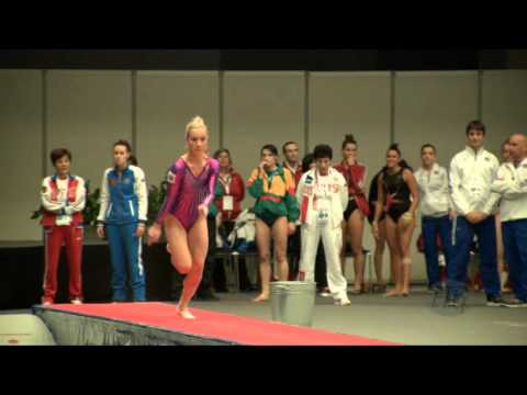 DANILENKO Viktoriia (RUS) - 2015 Trampoline Worlds - Qualification TU Routine 1