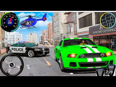 Gangster police Car Chase Simulator 3D Game - Gangster Cars Driving Simulator - Android GamePlay