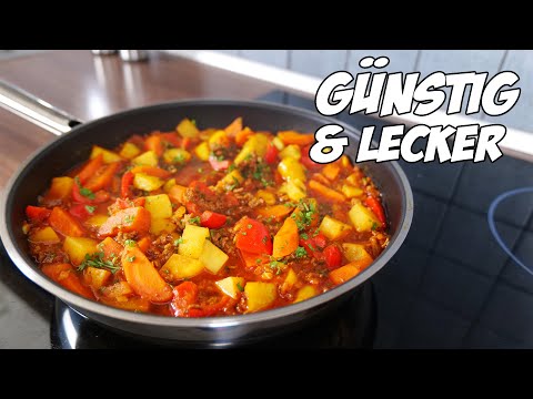 Quick farmer's pot with minced meat – perfect for stressful days