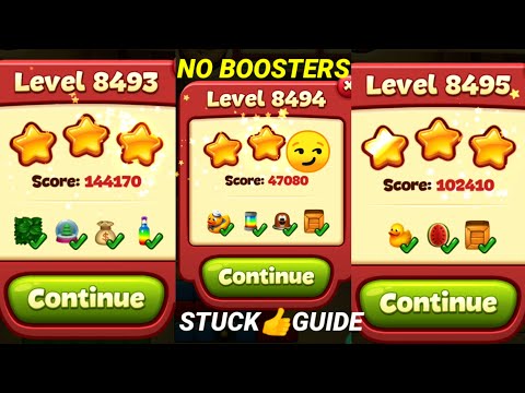 toon blast LEVELS 8493 8494 8495 ✨🏃🏃