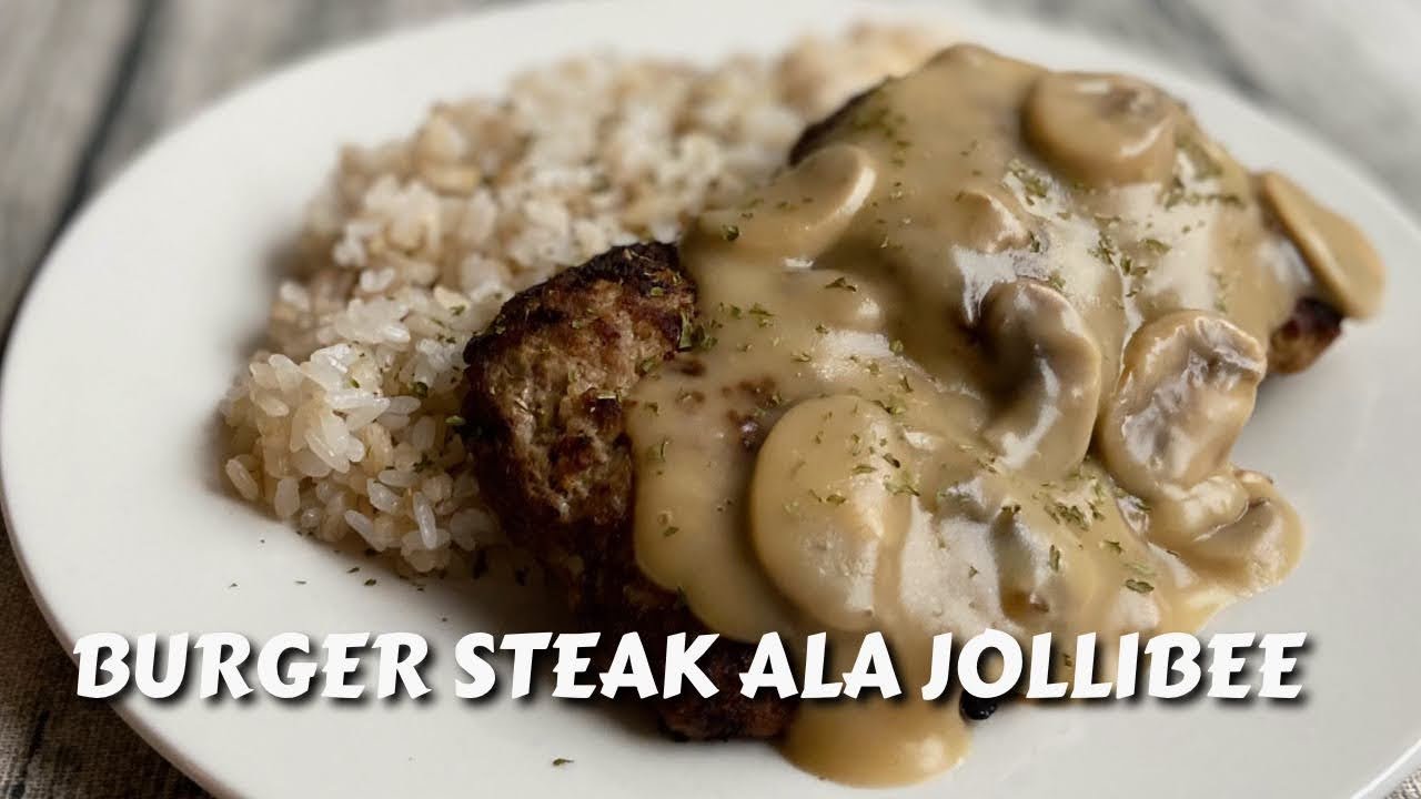 I Cooked Burger Steak ala JOLLIBEE For The First Time and Regretted Not Making It Sooner!