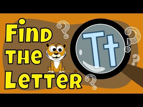 Alphabet Games | Find the Letter T