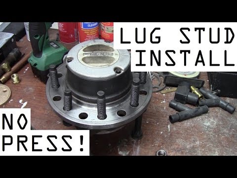 How to Install Lug Studs without a Press!