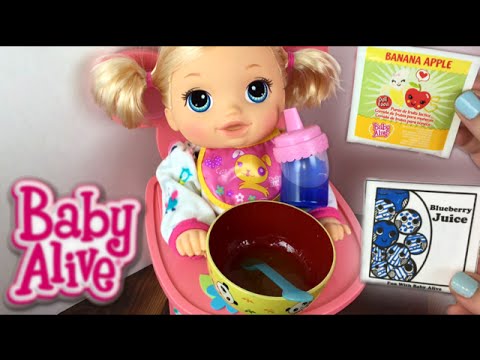Crawling Baby Alive Go Bye-Bye Doll Morning Routine Feeding and Diaper Change