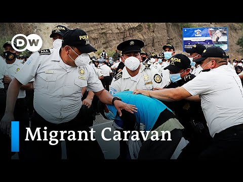 瓜地馬拉打擊美國移民大篷車|DW新聞 (Guatemala cracks down on US-bound migrant caravan | DW News)