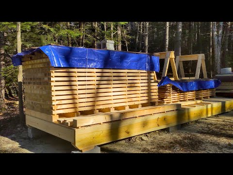 Milling ONE HUNDRED 2x4s for our Solar Kiln Build | Ep 4