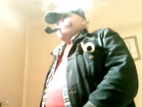 Smoking, my Big-Ben Barbados, Pipe Tobaccos, with Red TShirt; Jacket Blue Jeans Levi'  s.