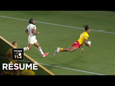 TOP 14 Saison 2024-2025 J26 - Résumé USA Perpignan - Stade Toulousain