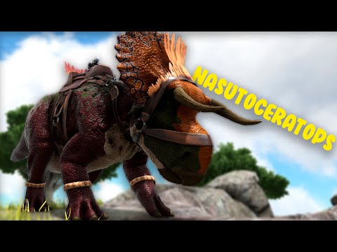 COMO TAMEAR NASUTOCERATOPS Y TODAS SUS HABILIDADES - ARK: PREHISTORIC BEAST MOD
