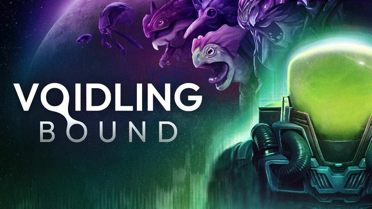 Creature silhouette in corrupted alien battlefield scene