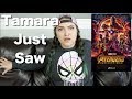 Avengers Infinity War Tamara Just Saw
