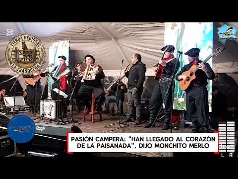 JOSÉ MARÍA ROLDÁN DE "PASIÓN CAMPERA" DE SAUCE DE LUNA INVITADO A CANTAR POR MONCHITO MERLO EN SRF 