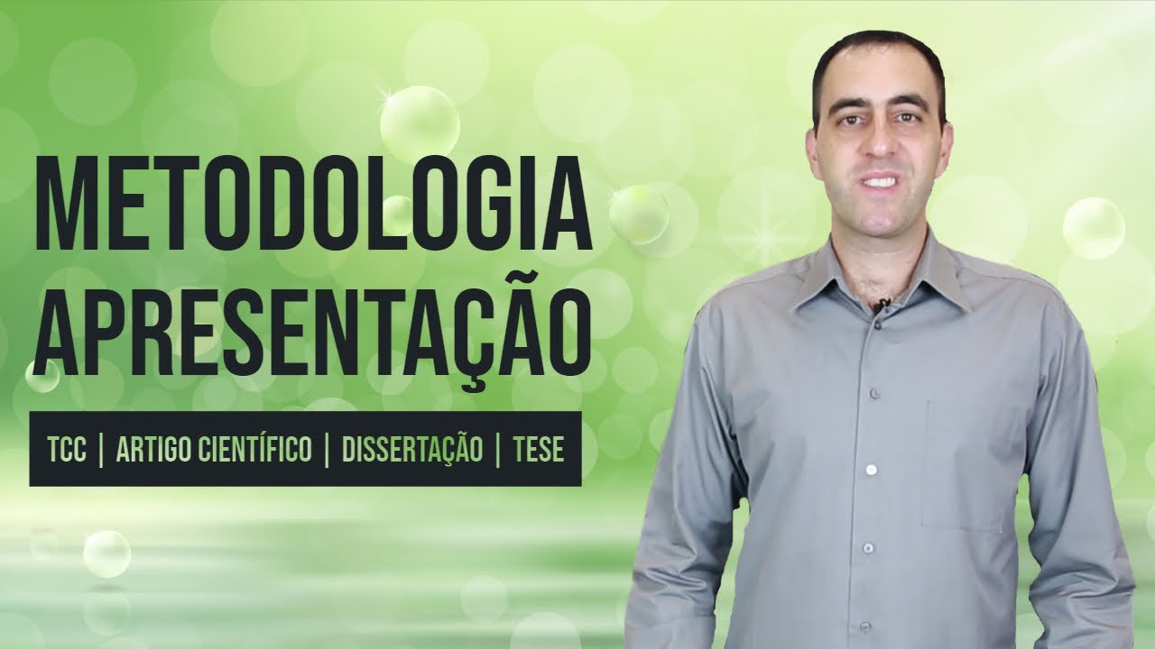 Como fazer a metodologia do TCC ou artigo científico