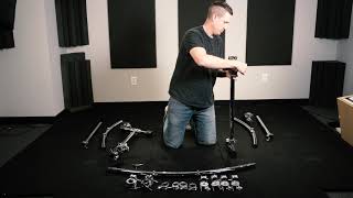 Video thumbnail for How to set up the GCS-450C 3-Sided Curved Drum Rack with Chrome Clamps  | Instructional Build by Gibraltar Hardware