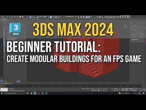 3Ds Max 2024 - Beginner Modelling Tutorial - Create Modular Buildings - Part 02