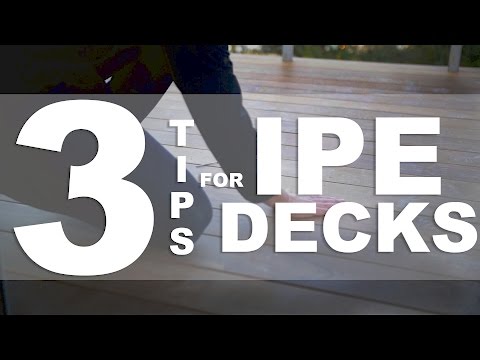 3 Tips for Ipe Decks - Risinger Goes Rogue