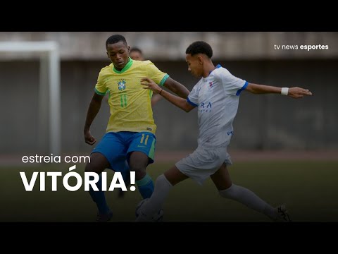Seleção brasileira sub-15 estreia com vitória e goleada na copa 2 de julho | tv news esportes