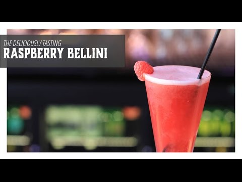 How to make an 'Raspberry Bellini' at The Fizzy Tarté