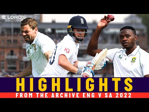 Rabada 5 Wicket Haul, Pope In The Runs & Nortje's Pace | Classic Test | England v South Africa 2022