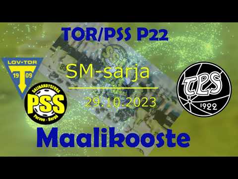 Maalikooste Loviisan TOR/PSS - TPS (P22 SM-sarja 29.10.2023)