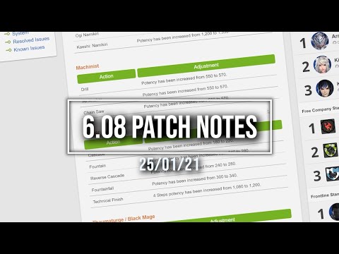 FFXIV: 6.08 Patch Notes