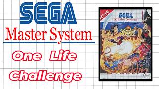 Master System One Life Challenge Aladdin