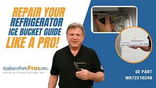 How to Replace GE Refrigerator Ice Bucket Guide WR72X10248