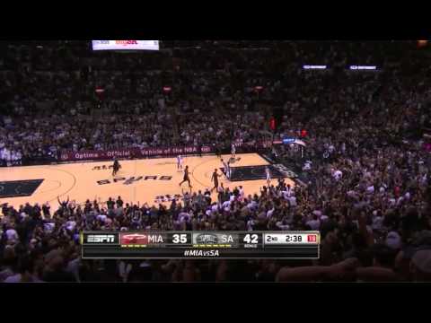Manu Ginobili 19 points vs Miami Heat | game 5 | 2014 NBA finals
