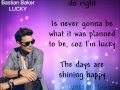 Bastian Baker - Lucky (Lyrics) 