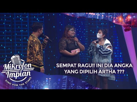 Sempat Ragu!! Ini Dia Angka Yang Dipilih Sama Artha??? | Mikrofon Impian GTV