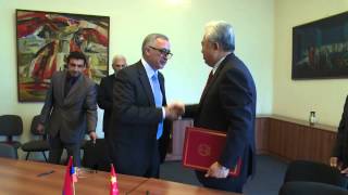 ՀՀ և ՉԺՀ միջև &laquo;ՀՀ Հանրային հեռուստաընկերության զարգացման&raquo; ծրագրի իրականացման հետազոտության վերաբերյալ փոխանակման նամակների ստորագրում