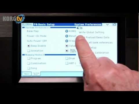 KORG TV / KROME Videoanleitung Teil 5 - Global Mode und Media Mode