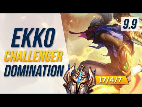 Challenger Ekko shows you how to dominate solo queue - League of Legends Patch 9.9