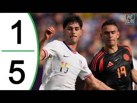 USA vs Colombia 1-5 Extended Highlights & Goals - Friendly 2024