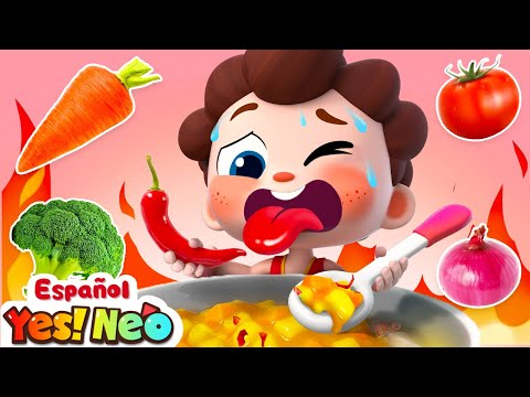 Cinco Verduras para el Curry | Yes! Neo | Canciones Infantiles | BabyBus en Español