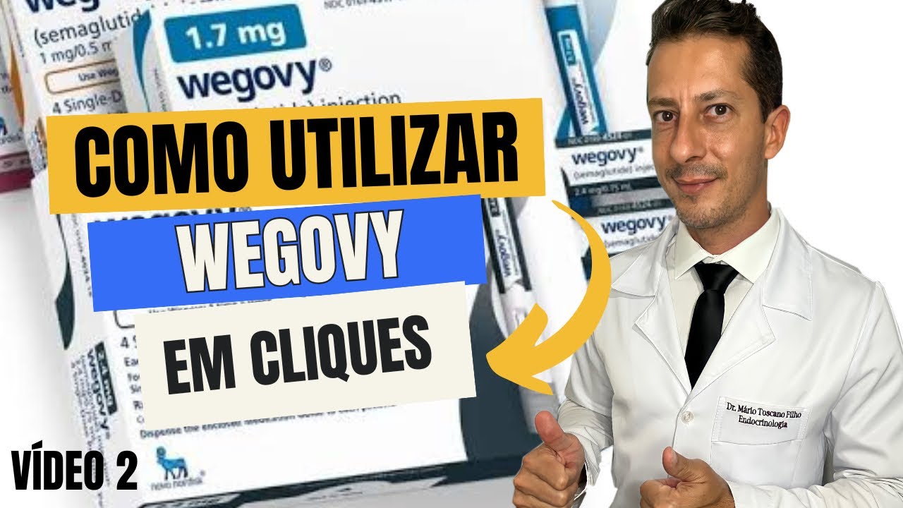 Como utilizar WEGOVY de 1,7 mg EM CLIQUES