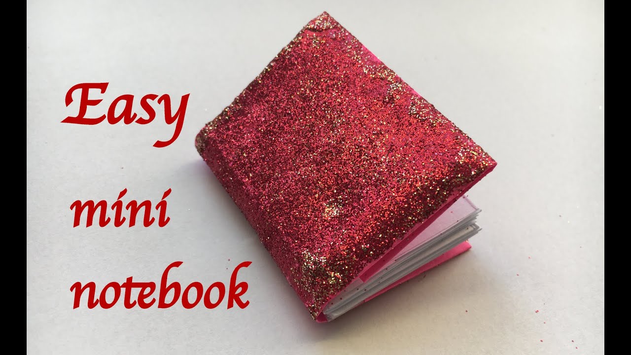 Easy mini notebook craft - back to school diy