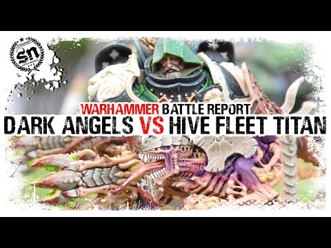 Dark Angels vs Tyranids - Warhammer 40,000 (Battle Report)