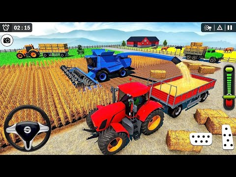 CASE vs FENDT vs JOHN DEERE vs JCB TRACTORS TRANSPORT APPLES - Farming Simulator 22