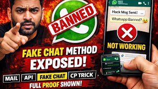 Download lagu WHATSAPP BAN method 💀 fake chat working or not ?  mp3
