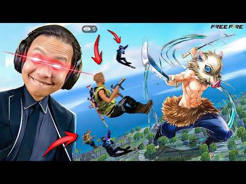 Suar Demon Slayer Bundle in Free Fire 😱 First Solo Vs Squad Gameplay & Review - Tonde Gamer