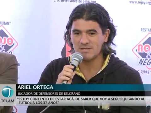 "Todavía me gusta jugar al fútbol", admitió el "Burrito" Ortega