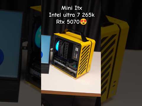 Powerful mini 🤏 itx gaming pc Build Intel ultra 7 265k 🔥 Rtx 5070 mini #pcbuild #miniitx #gaming #pc