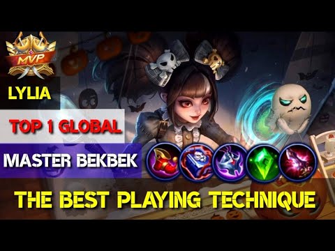 The best playing technique[Top 1 global lylia ] Master Bekbek - mobile legends