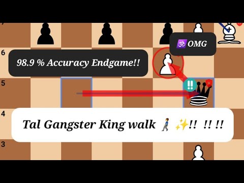 Magician *Gangster King walk* Mikhail Tal Vs Georgy lisitsin(1-0) Strong piece is king 🤴 *1965* ✅️!!