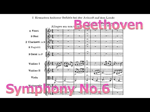 Beethoven Symphony No.6【Score】Op.68 F major sheet music