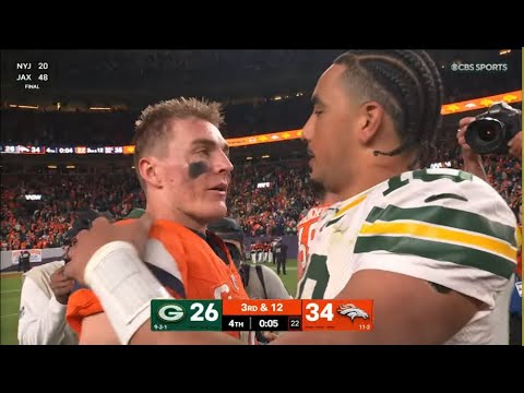 Bo Nix RECORD NIGHT As Denver Broncos BEAT Green Bay In EPIC BATTLE | NFL POSTGAME REACTION